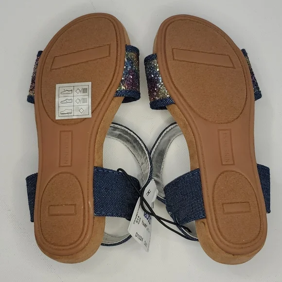 Brand new Nine West Girls Glittery sandals - Picture 4 of 11